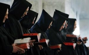 monks singing