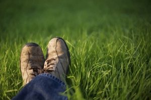 old boots resting