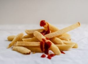 bloody french fries