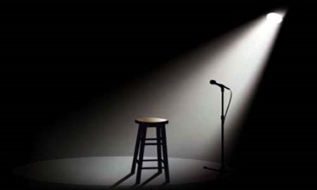 stool in spotlight
